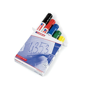 Edding Edding 800 Jumbo Markers Box of 5 Assorted Colours SG Education