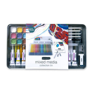 Elements ART-OTHER Elements Mixed Media Collection Tin 60 Piece Set SG Education