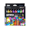Elements ART-PENCILS PENS & MARKERS Elements Artifex Acrylic Paint Markers 8 x 5-6mm Metallic Set SG Education