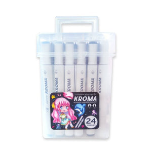 Elements ART-PENCILS PENS & MARKERS Elements Kroma Alcohol Markers 24 Pack SG Education
