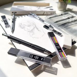Elements ART-PENCILS PENS & MARKERS Elements Mechanical Pencil Collection 17 Piece Set SG Education
