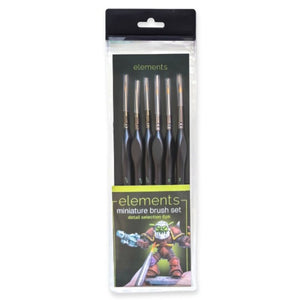 Elements Element Miniature Painting Brush Set SG Education