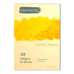 Elements Elements Acrylic Pad Range SG Education