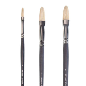 Elements Elements Filbert Long Handle Hog Brush Range SG Education