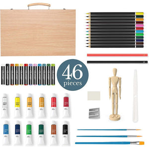 Elements Elements Mixed Media Wooden Art Box Set SG Education