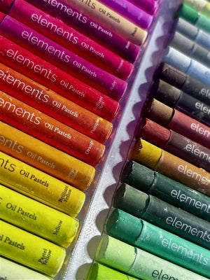 Elements Elements Oil Pastels 50 Pack SG Education