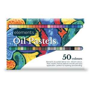 Elements Elements Oil Pastels 50 Pack SG Education