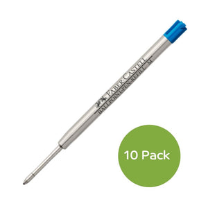 Faber Castell Faber Castell GVFC Ballpen Refill M Blue 10 Pack SG Education