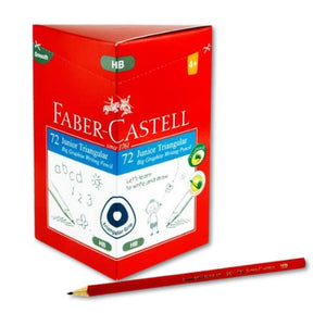 Faber Castell Faber Castell Junior Triangular HB Pencils 72 Pack SG Education