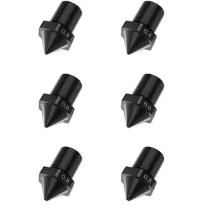 Flashforge Flashforge Hardened Nozzle Kit： 0.4/0.6/0.8mm×2 for Creator 3 Pro SG Education