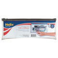 Helix SE-STATIONERY Helix Clear Pencil Case 125x330mm SG Education