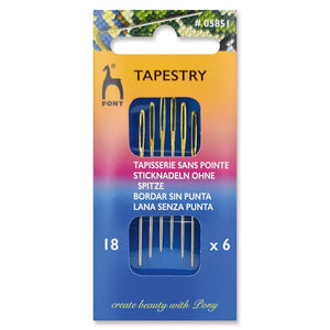 _ Home Economics Gold Eyes Tapestry Size 18 Needles SG Education