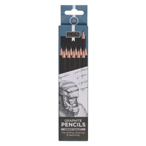 Icon Icon Graphite Pencils 12 Pack Range SG Education