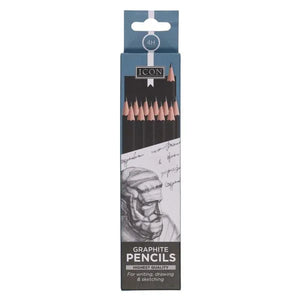 Icon Icon Graphite Pencils 12 Pack Range SG Education