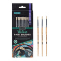 Icon Icon Texture Paint Brushes Hog Hair No 8 Brush Set 10 Pack SG Education