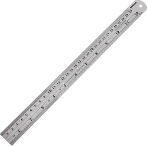 Isomars Isomars Steel Ruler 30cm 12inch SG Education