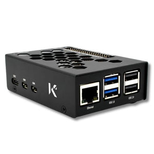 KKSB KKSB Raspberry Pi 5 Case Aluminium Black SG Education