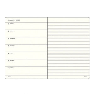 LEUCHTTURM1917 ART-PADS Leuchtturm 1917 Hardcover A5 Weekly Planner 2027 SG Education