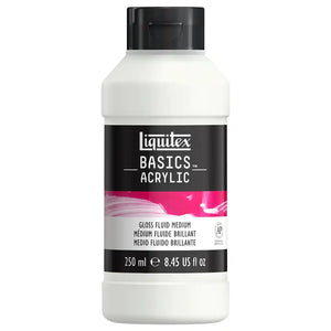 Liquitex Liquitex Basics Gloss Fluid Medium 250ml SG Education