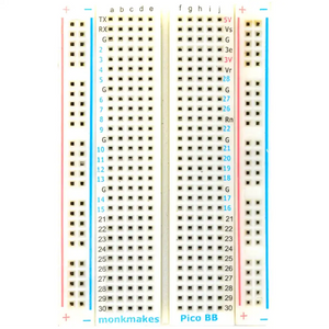 Monk Makes MonkMakes Breadboard for Raspberry Pi Pico SG Education