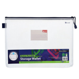Ormond DCG STORAGE Ormond A4+ Extra Durable Mesh Wallet 500mic SG Education