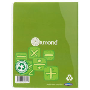 Ormond Ormond Durable Cover Junior Sum Copy 10mm Square 40pg SG Education