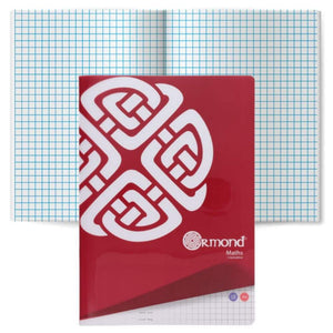 Ormond Ormond Durable Cover Maths Copy Book 7mm Square A4 120pg SG Education