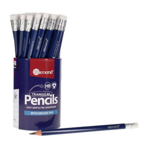 Ormond Ormond Jumbo Triangular HB Pencils 48 Pack SG Education