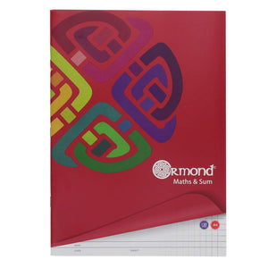 Ormond Ormond Maths Copy Book 7mm Square A4 120pg SG Education