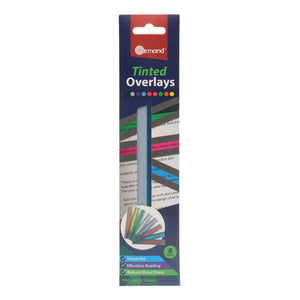 Ormond Ormond Tinted Overlays 190x32mm 8 Pack SG Education