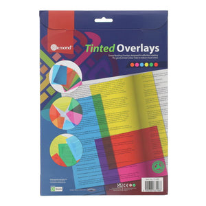 Ormond Ormond Tinted Overlays A4 6 Pack SG Education