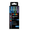 Posca Posca PC-3M Fine Bullet Markers Cool Glitter Colours 4 Pack SG Education