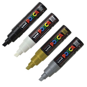 Posca Posca PC-8K Broad Chisel Marker Range SG Education