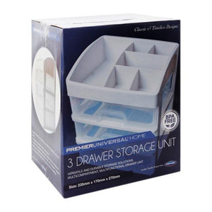 _ Premier 3 Drawer Storage Unit SG Education