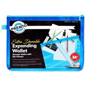 Premto Premto A4+ Durable Expanding Mesh Wallet Range SG Education