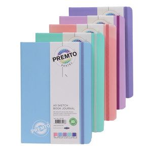 Premto Premto Pastel Journal & Sketch Book A5 192pg SG Education