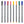 ProScribe ART-PENCILS PENS & MARKERS ProScribe Fineliner Markers Assort Colours 8 Pack SG Education