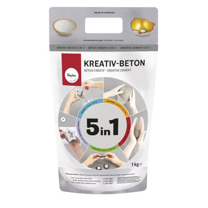Rayher Rayher Creative-Cement 5in1 Grey 1kg SG Education