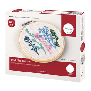 Rayher Rayher Cross-stitch Set Herbage 13.5cm SG Education