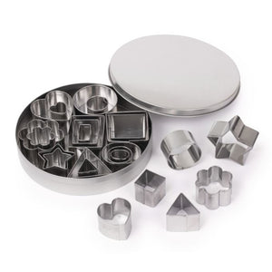 Rayher Rayher Metallic Cookie Cutters 24 Pack SG Education