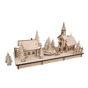 Rayher Rayher Wooden 3D Kit - Alpine Village SG Education