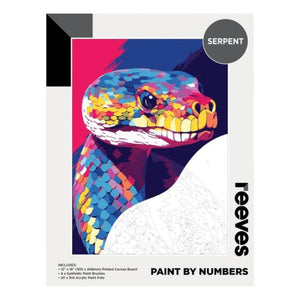 Reeves Reeves Paint by Numbers 12x16 inch - Serpent SG Education