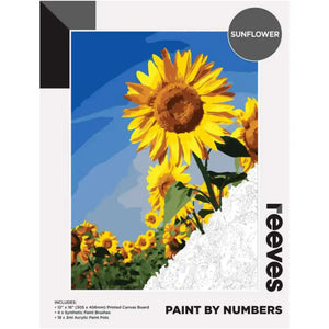Reeves Reeves Paint by Numbers 12x16 inch - Sunflower SG Education