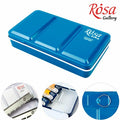 Rosa Rosa Empty Metal Tin for 12 Full Pans Turquoise SG Education