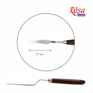 Rosa Rosa Palette Knife Wavy No.4 Blade SG Education