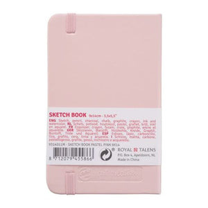 Royal Talens Talens Sketchbook 9x14cm 140g 80 Sheets - Pink SG Education