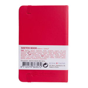 Royal Talens Talens Sketchbook 9x14cm 140g 80 Sheets - Red SG Education