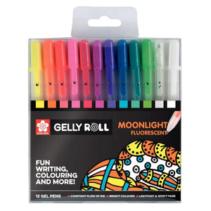 Sakura Koi ART-PENCILS PENS & MARKERS Sakura Gelly Roll Moonlight Set 12 Colours SG Education
