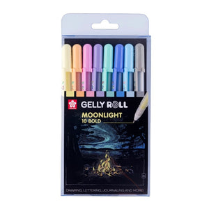 Sakura Koi ART-PENCILS PENS & MARKERS Sakura Gelly Roll Moonlight Set Pastel 8 Colours SG Education