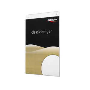 _ SE-STORAGE Deflecto Portrait Wall Sign Holder A4 SG Education